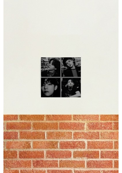 Vkook ve Yoonmin Sokak Dövüşçüleri Estetik Tablo Ahşap Poster Dekoratif KOD313