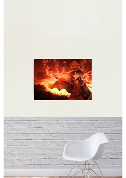 Konosuba - Megumin Tablo Ahşap Poster Dekoratif