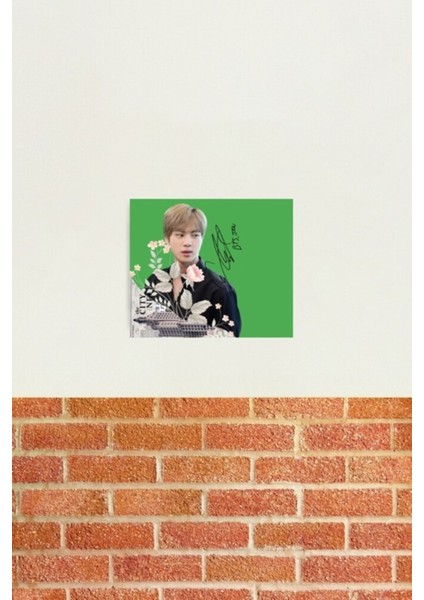Bts Kim Seok-Jin Tablo Ahşap Poster Dekoratif KOD3497