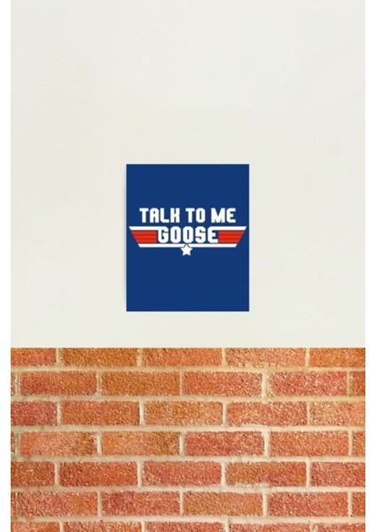 Benimle Konuş Kaz Logo Tasarımı Tablo Ahşap Poster Dekoratif fiyatları
