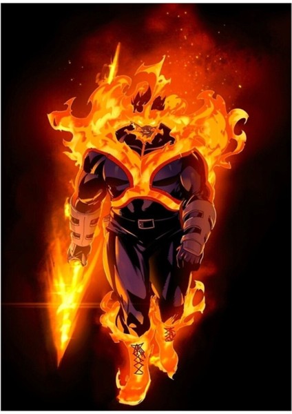 Boku No Hero Academia Endeavour Tablo Ahşap Poster Dekoratif