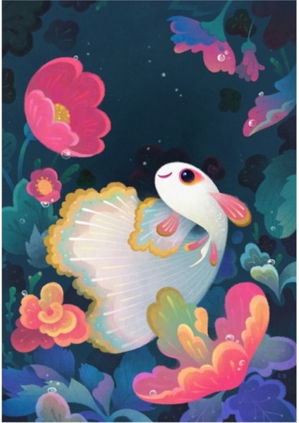 Çiçek Lepistes Tablo Ahşap Poster Dekoratif