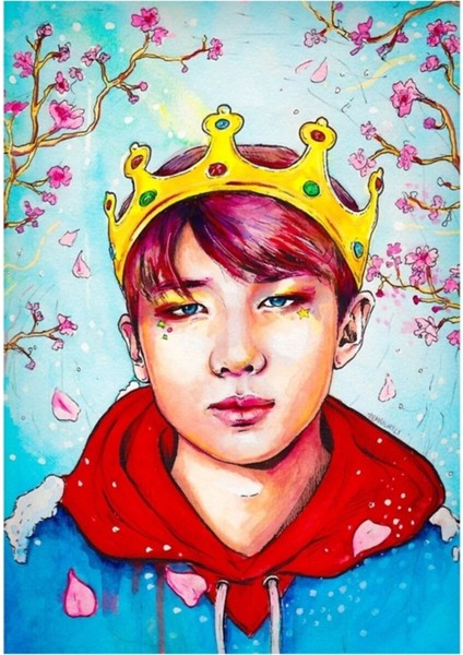 Genç | Rap Monster Tablo Ahşap Poster Dekoratif KOD2907