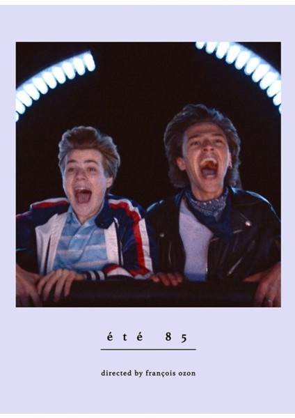 Ete 85 (Francois Ozon) Summer 85 Fransız Filmi, Tablo Ahşap Poster Dekoratif