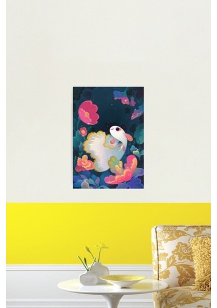 Çiçek Lepistes Tablo Ahşap Poster Dekoratif fiyatları