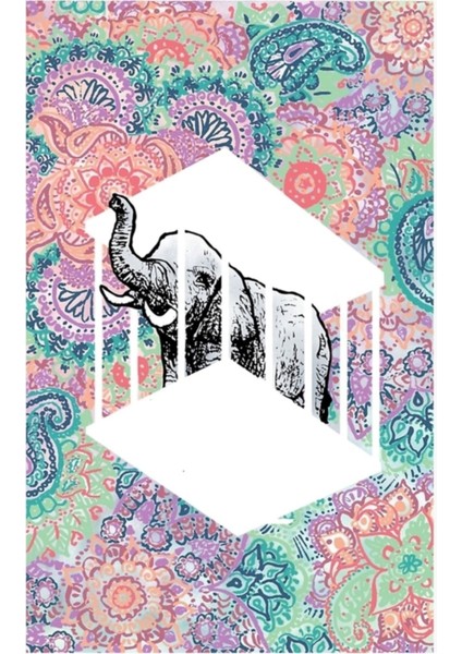 Kafes Fil Poster Tablo Ahşap Poster Dekoratif