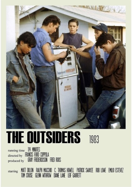The Outsiders Alternatif (2) Tablo Ahşap Poster Dekoratif