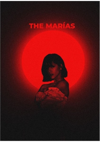 Marias Karanlık Sanat Tablo Ahşap Poster Dekoratif