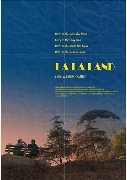 Lala Land Tablo Ahşap Poster Dekoratif