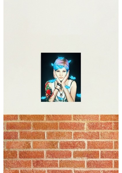 Chloe Price - Kelebekler - Hayat Garip Tablo Ahşap Poster Dekoratif KOD498