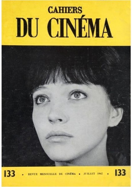Anna Karina Cahiers Du Fransız Sineması 60 Lartablo Ahşap Poster Dekoratif