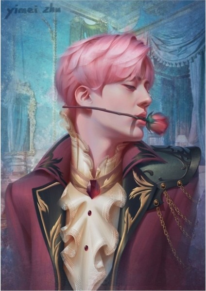 Bts Prens Seti - Jin Tablo Ahşap Poster Dekoratif KOD2454