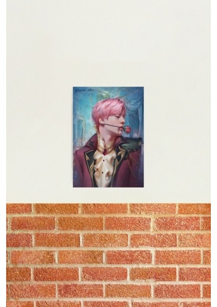 Bts Prens Seti - Jin Tablo Ahşap Poster Dekoratif KOD2454