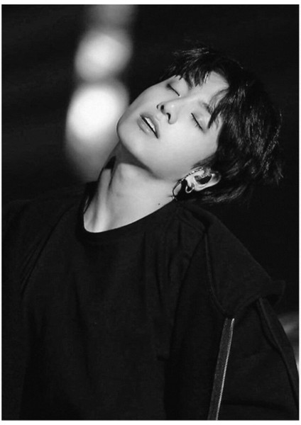 Jungkook Tablo Ahşap Poster Dekoratif KOD5078
