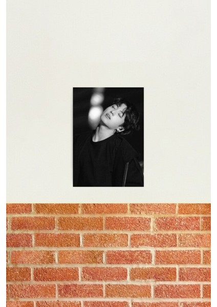 Jungkook Tablo Ahşap Poster Dekoratif KOD5078