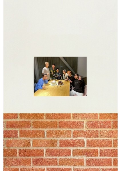Bts Vlive Ama Ot7 Tablo Ahşap Poster Dekoratif KOD3159