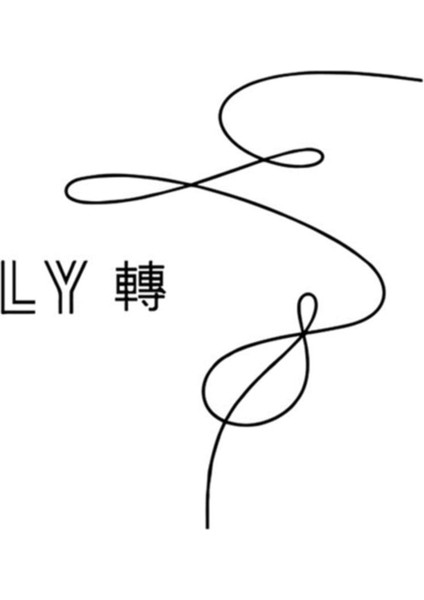 Bts Love Yourself (Tear) Siyah Renkli Tablo Ahşap Poster Dekoratif KOD594