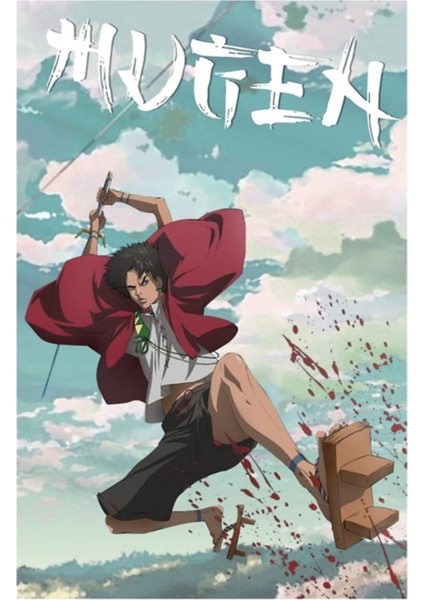 Samurai Champloo'dan Mugen Tablo Ahşap Poster Dekoratif