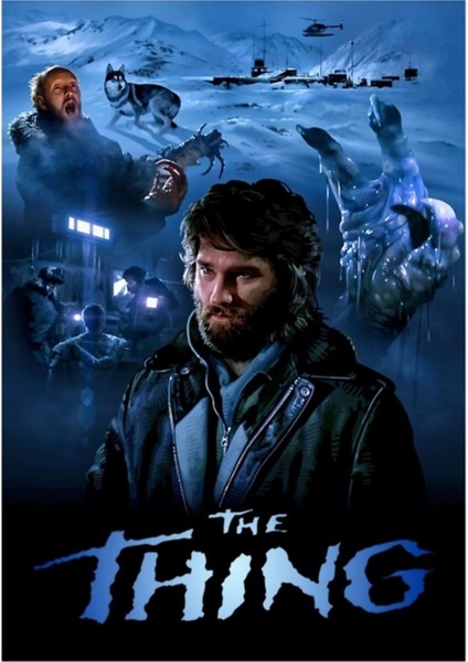 The Thing Film Posteri Tablo Ahşap Poster Dekoratif