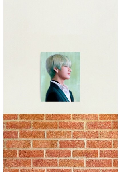 Taehyung Fanart Kal Tablo Ahşap Poster Dekoratif KOD2824 fiyatları