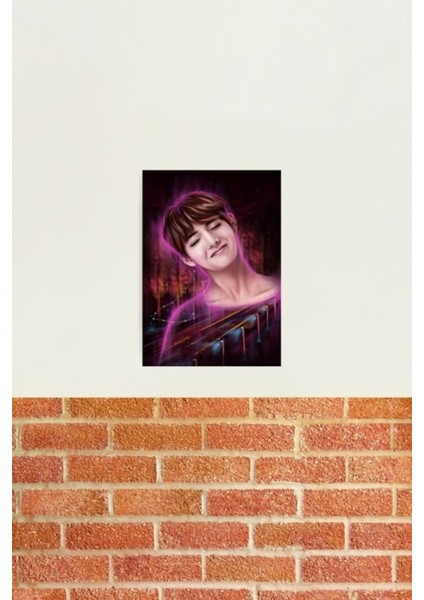 V | Bts Constellatıon Serisi Tablo Ahşap Poster Dekoratif KOD1278