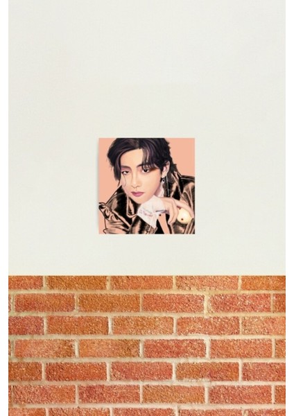 Taehyung - Bts Butter Konsept Fotoğraf Tablo Ahşap Poster Dekoratif KOD399