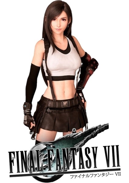 Final Fantasy 7 Remake Tifa Lockhart Tablo Ahşap Poster Dekoratif