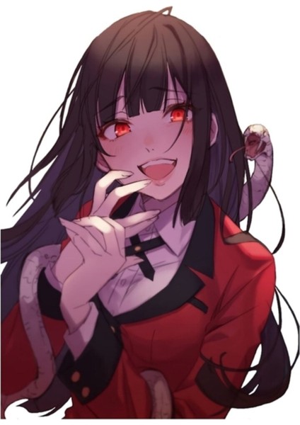 Yumeko Jabami ~ Kakegurui Sanat Tablo Ahşap Poster Dekoratif