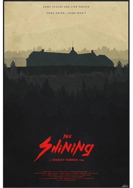 The Overlook - The Shining Tablo Ahşap Poster Dekoratif