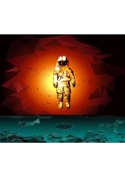 Deja Entendu - V1 Poly Art Tablo Ahşap Poster Dekoratif