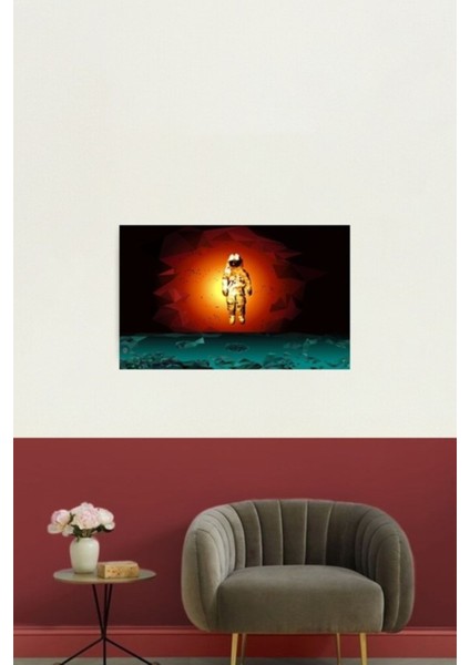 Deja Entendu - V1 Poly Art Tablo Ahşap Poster Dekoratif