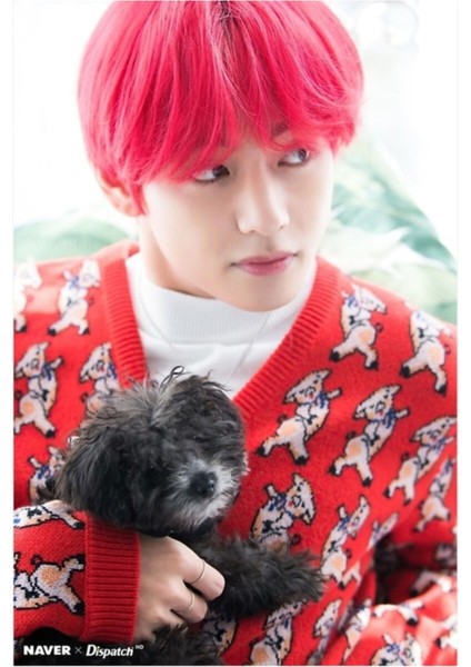 Bts Taehyung Noel Tablo Ahşap Poster Dekoratif KOD3098