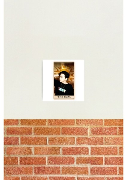 Bts Tarot Kartı: J-Hope Tablo Ahşap Poster Dekoratif KOD1973