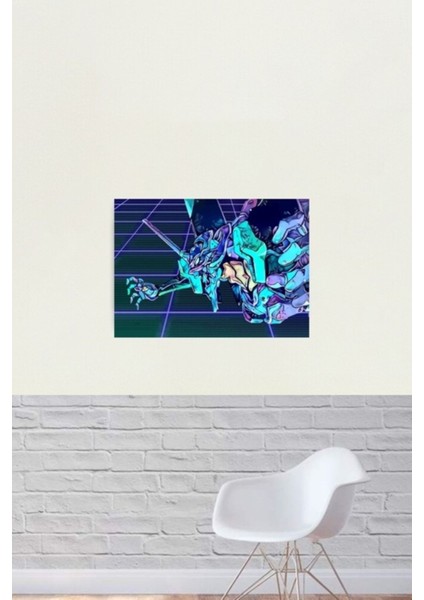 Retro Genesis Evangelion 001 Tablo Ahşap Poster Dekoratif