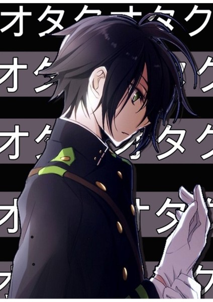 Yuichiro Hyakuya Seraph Of The End Anime Tablo Ahşap Poster Dekoratif