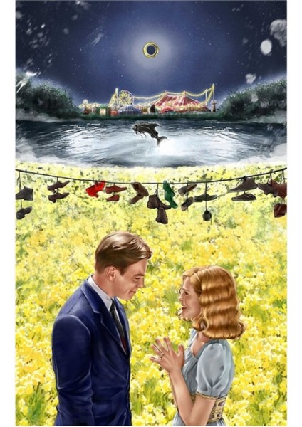 Big Fish Tablo Ahşap Poster Dekoratif