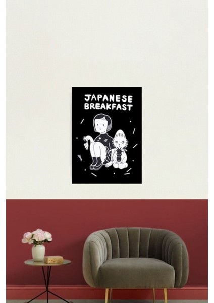 Japon Kahvaltısı - Ikili Grup Logosu Tablo Ahşap Poster Dekoratif fiyatları
