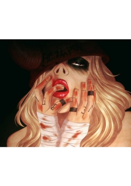 Maria Brink Tablo Ahşap Poster Dekoratif