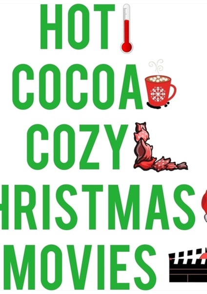 Sıcak Kakao Rahat Noel Filmleri Tablo Ahşap Poster Dekoratif
