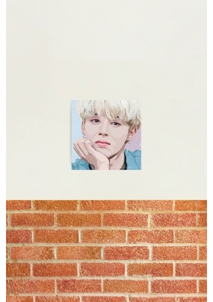 Hayal Kurmak - Bts Jimin Tablo Ahşap Poster Dekoratif KOD1805