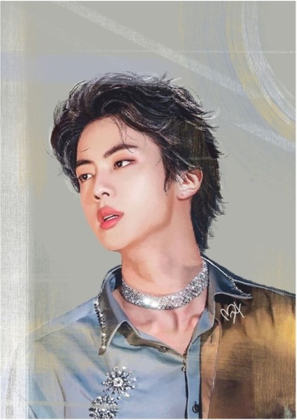 Kraliyet Seokjinnie Tablo Ahşap Poster Dekoratif KOD2799