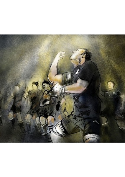 Maori Haka Tablo Ahşap Poster Dekoratif