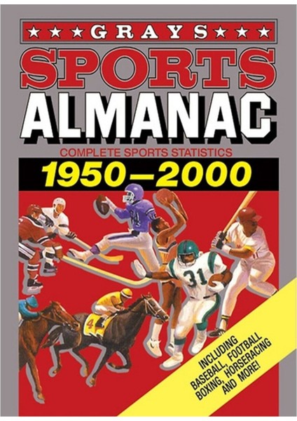 Grays Sports Almanak Komple Spor Istatistikleri 1950-2000 Tablo Ahşap Poster Dekoratif