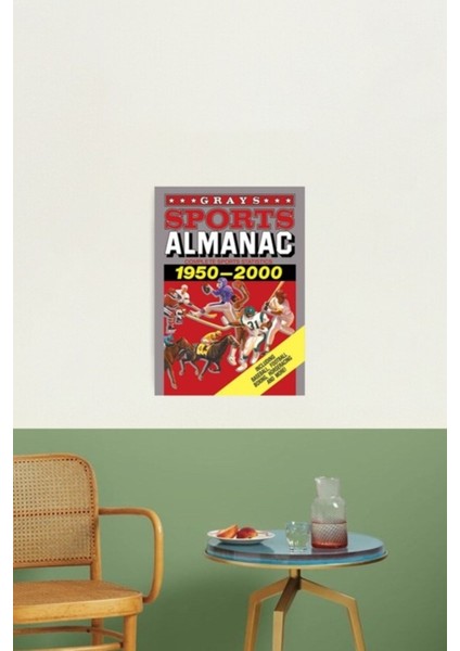 Grays Sports Almanak Komple Spor Istatistikleri 1950-2000 Tablo Ahşap Poster Dekoratif fiyatları