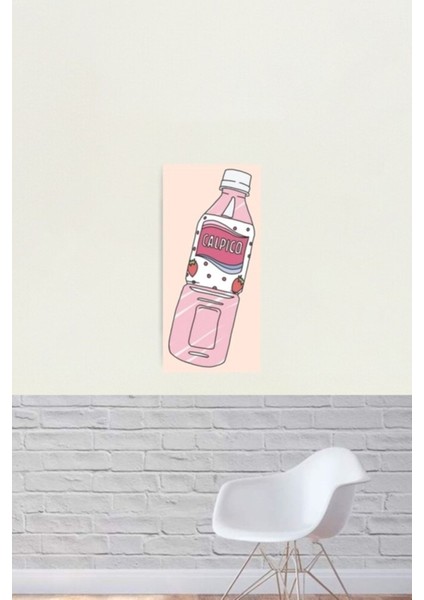 Calpis Çilek Calpıco Tablo Ahşap Poster Dekoratif