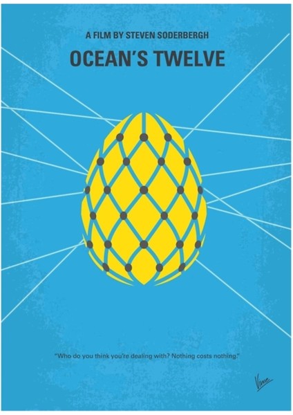 NO057- Oceans 12 Tablo Ahşap Poster Dekoratif