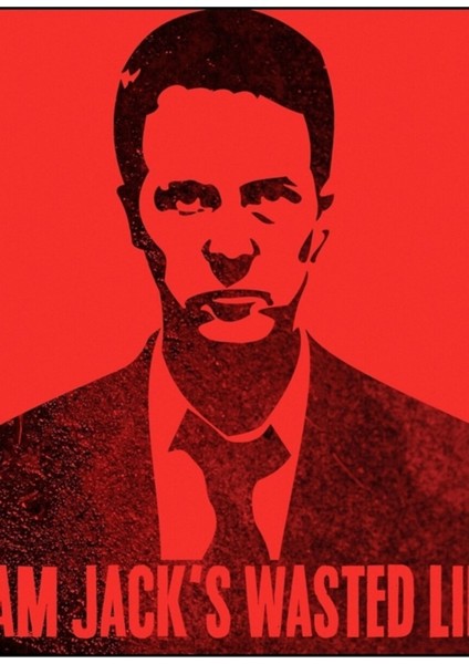 Jack - Fight Club Tablo Ahşap Poster Dekoratif
