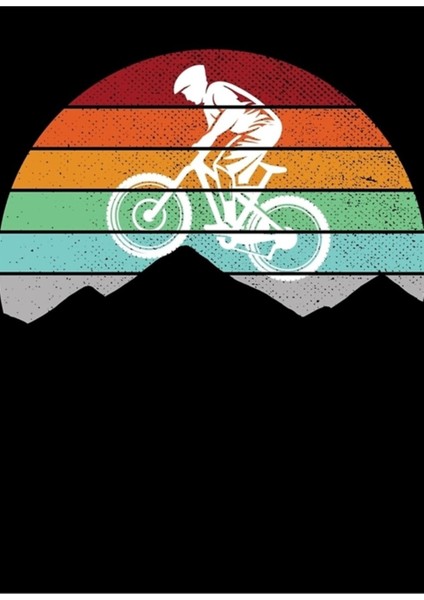 Mtb Dağ Bisikleti Dağ Bisikleti Gömleği Tablo Ahşap Poster Dekoratif