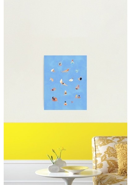 Yaz Hafta Sonu #resim #illüstrasyon Tablo Ahşap Poster Dekoratif fiyatları