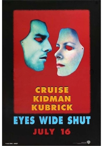 Eyes Wide Shut Tablo Ahşap Poster Dekoratif